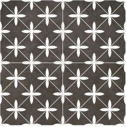 Poole Black Pre-cut Satin 45х45