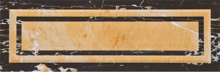 Portoro Negro Ornato 25,1x75,6