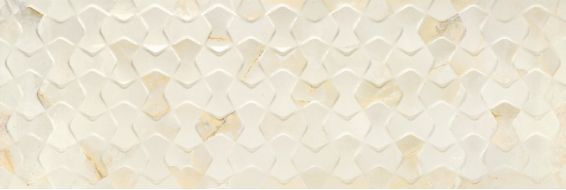 Quios Bowtie Cream Rect 40x120