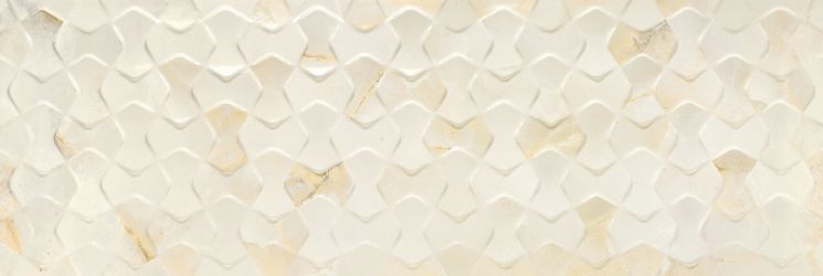 Quios Bowtie Cream Rect 40x120
