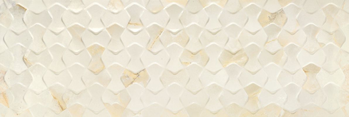 Quios Bowtie Cream Rect 40x120
