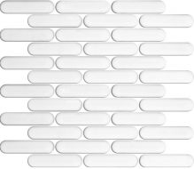 R-341 Мозаика керамика глянцевая (2,3*9,8) 30*30