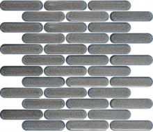 R-342 Мозаика керамика глянцевая (2,3*9,8) 30*30