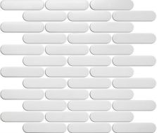 R-345 Мозаика керамика матовая (2,3*9,8) 30*30
