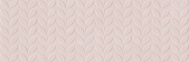 RA6M Плитка Vida Struttura Foglia 3D Rosa Rett 30x90