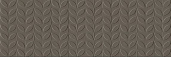 RA6Q Плитка Vida Struttura Foglia 3D Fango Rett 30x90