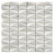 RO03MS409 Mosaico Net White 30x30