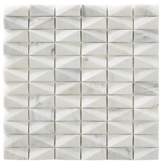 RO03MS409 Mosaico Net White 30x30