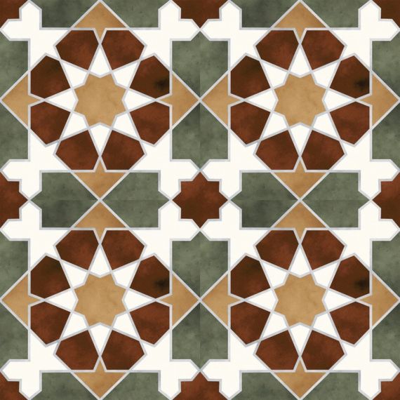 Rabat Green Pre-cut Matt 45.2х45.2