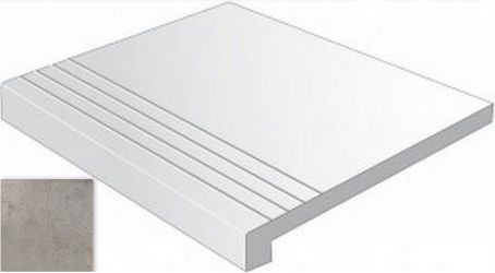 Ribadeo gradone Grafito 30x30