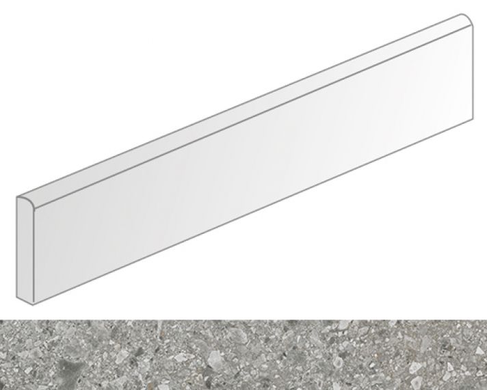 Rodapie Ceppo di Gre-R Cemento 9.4x59.3