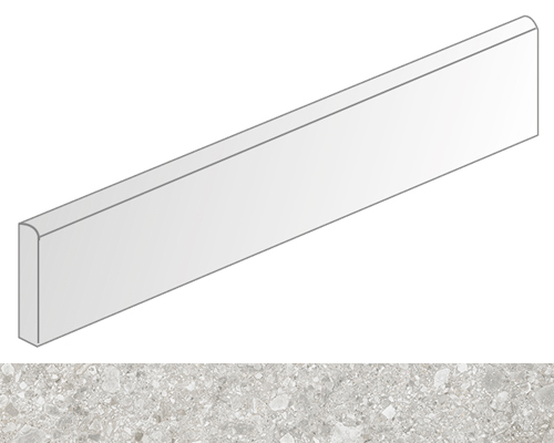 Rodapie Ceppo di Gre Gris 9.4x60
