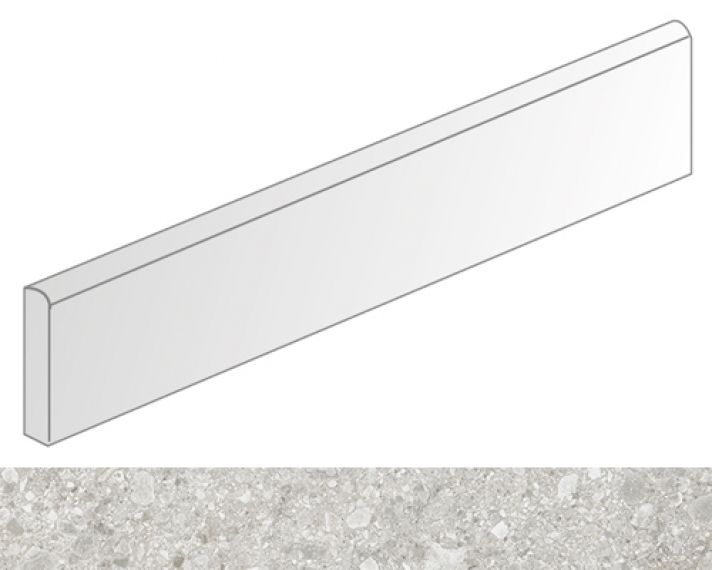 Rodapie Ceppo di Gre Gris 9.4x60