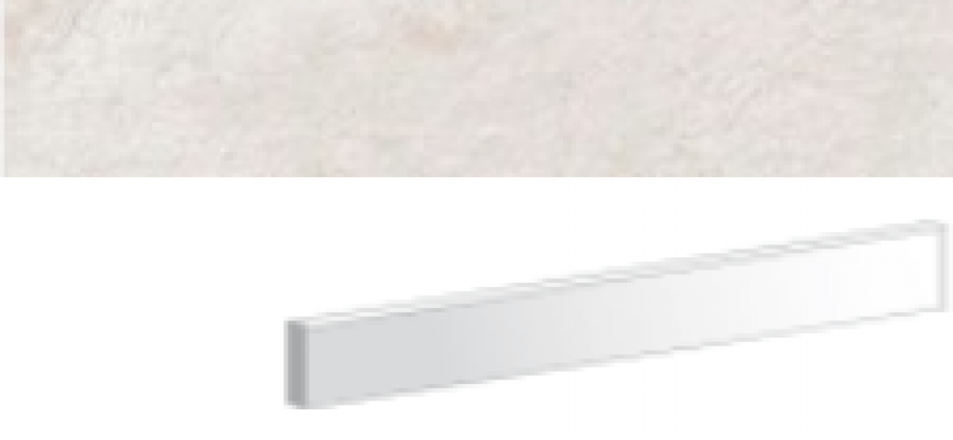 Rodapie Delta Blanco Antideslizante 9.4x60