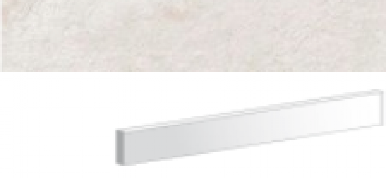Rodapie Delta Blanco Antideslizante 9.4x60