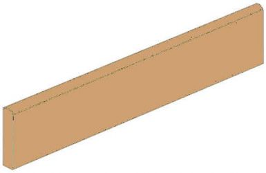 Rodapie Nordland Beige 9.4x59.3