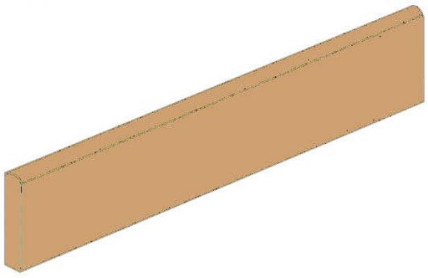 Rodapie Nordland Beige 9.4x59.3