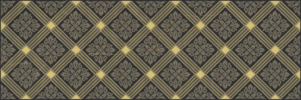 Royal Декор чёрный 20х60