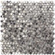 S027 Мозаика Stamping Aluminum Silver 30,3x30,3x0,6