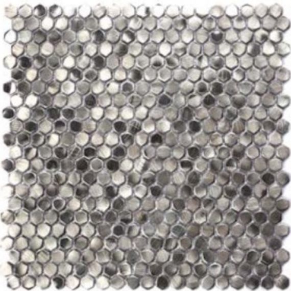S027 Мозаика Stamping Aluminum Silver 30,3x30,3x0,6