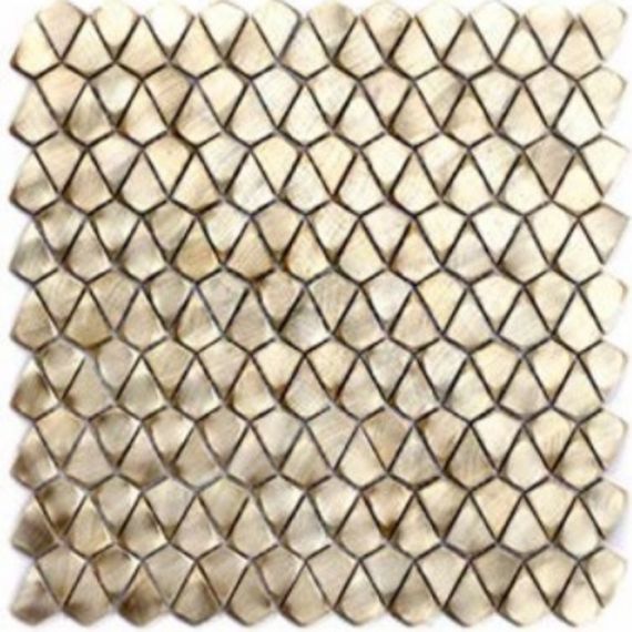 S117 Мозаика Stamping Aluminum Gold 29,1x29,8x0,6