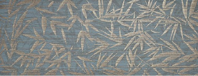 SHUI TEAL LEAVES 35x90