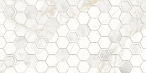 SN0151 Sentimento Hexagon белый 30x60