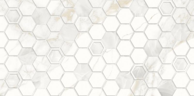 SN0151 Sentimento Hexagon белый 30x60
