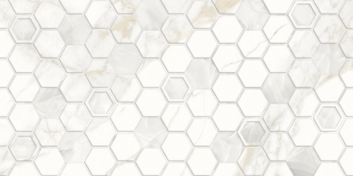 SN0151 Sentimento Hexagon белый 30x60