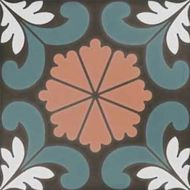 SYNC FLOWER BLUE 15x15