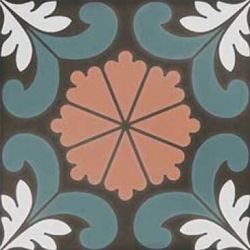 SYNC FLOWER BLUE 15x15