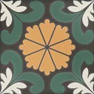 SYNC FLOWER GREEN 15x15