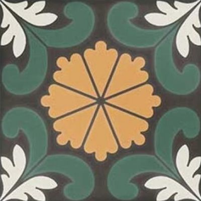 SYNC FLOWER GREEN 15x15