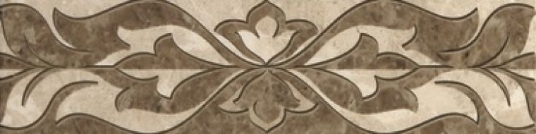 Saloni brown border 01 7.5*30