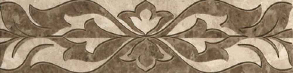 Saloni brown border 01 7.5*30