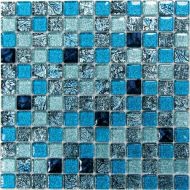 Satin Blue (стекло) 23*23 300*300