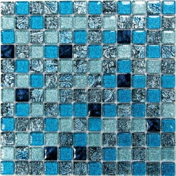 Satin Blue (стекло) 23*23 300*300