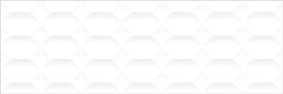 Satin White Hexa 30x90