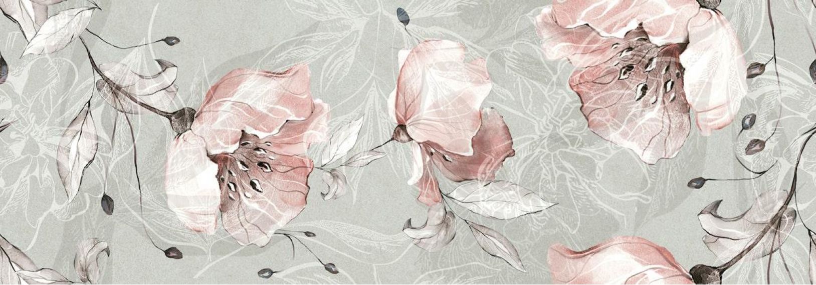 Sense Floral Ret 35x100
