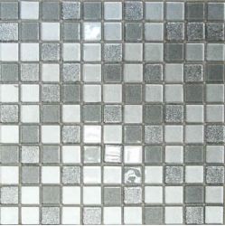 Shine Silver (стекло) 25*25 300*300