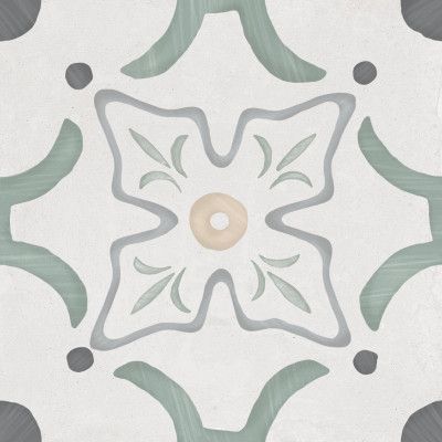 Sirocco Green Flower 22,3x22,3