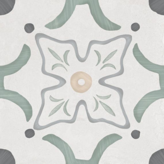 Sirocco Green Flower 22,3x22,3