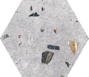 Sonar Silver Hexagonal 22x25