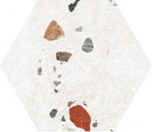 Sonar White Hexagonal 22x25