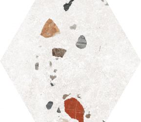 Sonar White Hexagonal 22x25