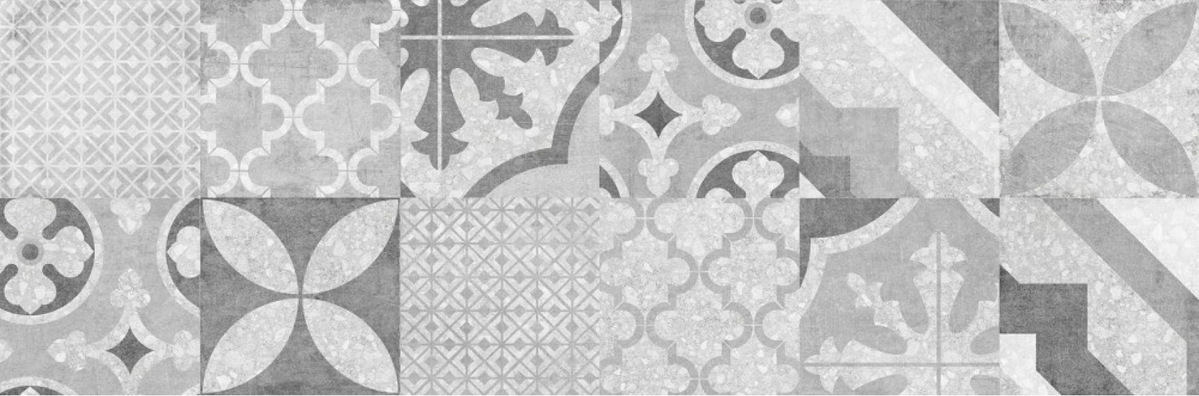 TES092D Terrazzo печворк серый 19,8x59,8