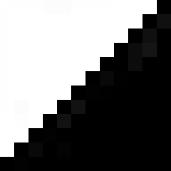 TR1/2D14-1Ch Black Half Dot Triangles 2.5х2.5