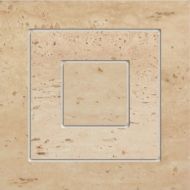 TRAVERTINE 11P naroznik 14,8x14,8