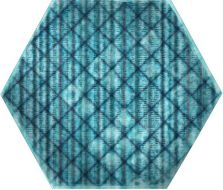 TRIBU Blue Shiny Hexa 23.2x26.7