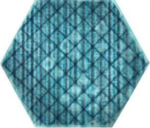 TRIBU Blue Shiny Hexa 23.2x26.7